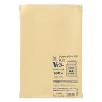 菅公工業 テープ付 Vパワー A4縦型 50枚 ベ3149 1セット（100枚:50枚入×2袋）ベ3149