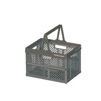 【折りたたみコンテナ】 天馬 Profix 折りたたみバスケットS_グレー 811000812 1セット（5個：1個×5）