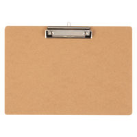 得力東京 MDFクリップボードA4ヨコ コーティングなし MDF-A4E 1箱（10枚入）