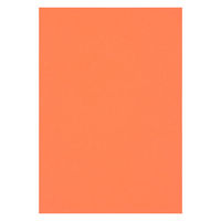 リンテック 色画用紙 ニューカラーR 四切 だいだい NCR2134 　1包(100枚入)