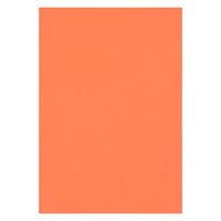 リンテック 色画用紙 ニューカラーR 八切 だいだい NCR2138　1包(100枚入)