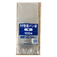 中川製袋化工 IPP袋 惣菜パン中 0.025×140×350mm S213378 1セット（300枚）