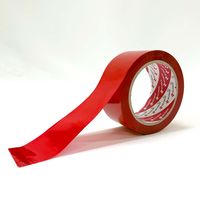 ホリコー カラーOPPテープ 赤 6300004818 1巻（直送品）