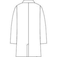 住商モンブラン 男子シングル診察衣 長袖 サックス 81-593 1枚　白衣　ドクターコート　メンズ（直送品）