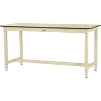 【車上渡し】山金工業 800シリーズ ワークテーブル 耐荷重800kg メラミン天板 幅1500×奥行600×高900mm 木目×IV 1台（直送品）