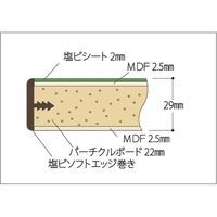 【車上渡し】山金工業 バイス専用 ワークテーブル 耐荷重1200kg 塩ビ天板 幅1500×奥行600×高900mm グリーン×IV 1台（直送品）