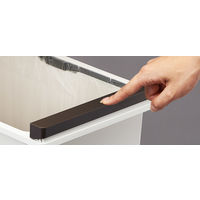 アスベル エバンMP密閉プッシュペール 20L 6401 1個 プッシュ式フタ付き ゴミ箱 密閉パッキン 日本製高さ476×横203×奥行350mm