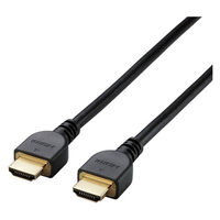 エレコム HDMIケーブル/イーサネット対応/高シールドコネクタ/5.0m/ブラック CAC-HD14E50BK2 1個