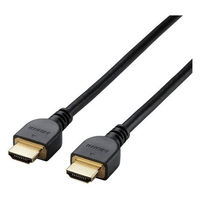 エレコム HDMIケーブル/イーサネット対応/高シールドコネクタ/3.0m/ブラック CAC-HD14E30BK2 1個