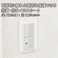 エレコム 抗菌・抗ウイルスシート/曲面用/四角形/24枚 IPM-AVSSS424 1個