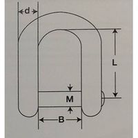 古寺製作所 コデベルシャックルKS 32mm KS-32 1個（直送品）