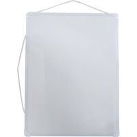 サンケーキコム 樹脂枠ホワイトボード W440×H330mm 無地 縦横 WBー4433 1枚