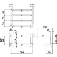 リラインス 折リたたみ式パイプ棚 R3226　1台（直送品）