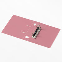 セキセイ ロックリングファイル A5S 2穴 ピンク 適正収納枚数280枚 F-332-21 1セット(3冊)