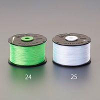 エスコ φ0.8mmx270m 蛍光水糸(グリーン) EA628AS-24 1セット(10個)（直送品）