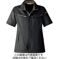 ミドリ安全 ベルデクセル 女子半袖ジャンパー VELS529上 チャコール 19号 3124107809 1点（直送品）