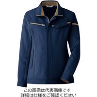 ミドリ安全 ベルデクセル 女子長袖ジャンパー VELS2527上 ネイビー 17号 3124108408 1点（直送品）