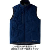 ミドリ安全 ベルデクセルフレックス 制電防寒ベスト VE2027上 ネイビー S 3130027403 1点（直送品）