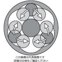 エスコ 1/2”DR スタッドプーラーセット(インチ) EA618CZ-6 1セット（直送品）