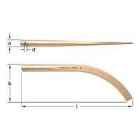 エスコ 21x310mm バナナウェジ(ノンスパーキング) EA642KN-87 1本（直送品）