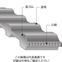 バンドー化学 両面シンクロベルト 222DXL050 1本（直送品）