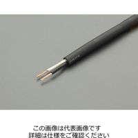 エスコ 8 mm2x 5m/2芯 ビニールキャブタイヤケーブル EA940AG-521 1本（直送品）
