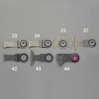エスコ 65x40mm マルチツール用ブレード EA857DR-37 1セット(3個)（直送品）