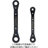 エスコ 2本組 4サイズラチェットレンチ(インチ) EA602SD 1組（直送品）