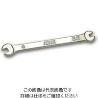 エスコ 3.2x4mm/ 82mm 両口スパナ(ミニ) EA615BE-1 1セット(15本)（直送品）