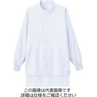 ミドリ安全 男女共用 長袖ブルゾン VEH329W 上 ホワイト LL 3111191506 1点（直送品）