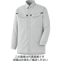 ミドリ安全 ベルデクセル シャツ VES2671上 シルバーグレー×チャコール 5L 3120331209 1点（直送品）
