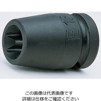 エスコ 1/2”DR/E16 [Torx]インパクトソケット EA164DM-16 1セット(4個)（直送品）