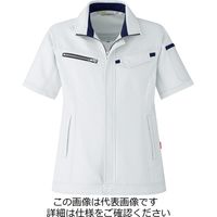 ミドリ安全 ベルデクセル 女子半袖ジャンパー VELS521上 シルバーグレー 19号 3124107509 1点（直送品）