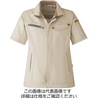 ミドリ安全 ベルデクセル 女子半袖ジャンパー VELS520上 アイボリー 15号 3124107407 1点（直送品）