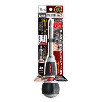 エスコ #2x6.0mm [+ ー]ラチェットドライバー(差替式) EA564AK-10 1セット(3本)（直送品）