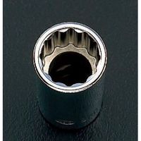 エスコ 3/8”DRx19/32” ソケット EA618BV-311 1セット(10個)（直送品）