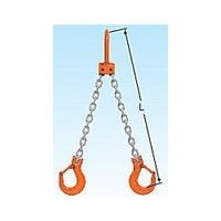 エスコ 3.4tonx2.0m スリングチェーン(2本懸け) EA981VT-33 1本（直送品）