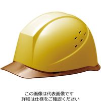 ミドリ安全 ヘルメット SCー12PCLVRA3ーUP Windflow イエロー/ブラウン 4003130091 1個（直送品）