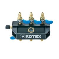 エスコ 1/4” 回収用ヘッダー(ボールバルブ・サイトグラス付) EA100XA-6 1個（直送品）