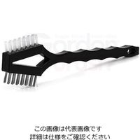 エスコ 184mm ダブルヘッドブラシ(ステンレス/ナイロン) EA109BW-23 1セット(10個:1個×10本)（直送品）