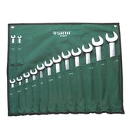 エスコ 3/8ー1・1/4” 14本組 片目片口スパナ EA684AD-3 1セット（直送品）