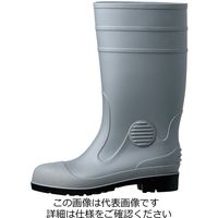 ミドリ安全 安全長靴 W1000N グレイ 24.5cm 2145000608 1足（直送品）