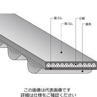 バンドー化学 KPSIIベルト 1200KPSII14M2380 1本（直送品）