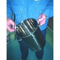 エスコ φ160x225mm 取手付深型タンク(ステンレス製) EA508SF-16 1個（直送品）