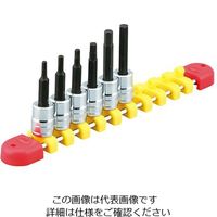 エスコ 1/4”DRx1/8”ー1/4” [INHEX]ビットソケットセット EA618NR-200 1セット（直送品）