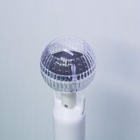 エスコ 255x870mm チェーンスタンド(ソーラーLED付/2本) EA983FT-271 1組(2本)（直送品）