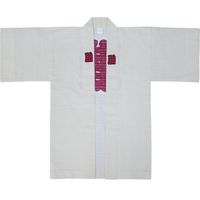 【和装小物・祭り用品】東京いろは 子供用半天 睦無地 生成色 6号サイズ 2228635024 1着（直送品）