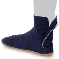 【和装小物・祭り用品】荘快堂 子供用マジック式地下足袋 紺 21.5cm 2421125010 1足（直送品）