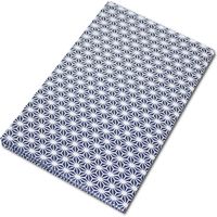 【和装小物・祭り用品】東京いろは 顔料捺染手ぬぐい反物 麻の葉青 綿100％ 長さ9ｍ 2603232003 1反（直送品）