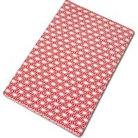 【和装小物・祭り用品】東京いろは 顔料捺染手ぬぐい反物 麻の葉赤 綿100％ 長さ9ｍ 2603232004 1反（直送品）